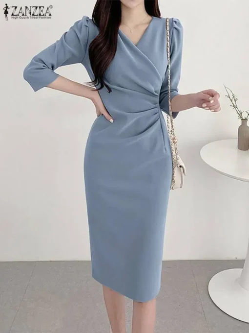 ZANZEA Elegant Summer Sundress - Image 2