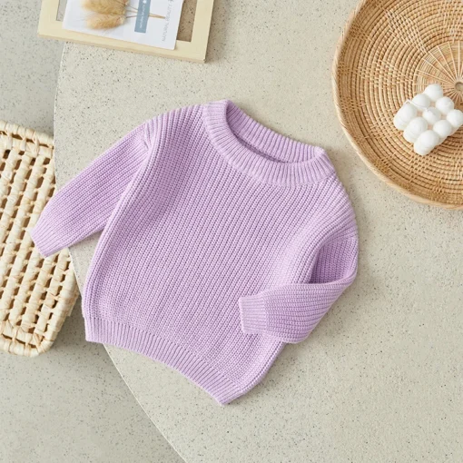 Suefunskry Newborn Baby Knitted Long Sleeve Autumn Winter Sweater - Image 63