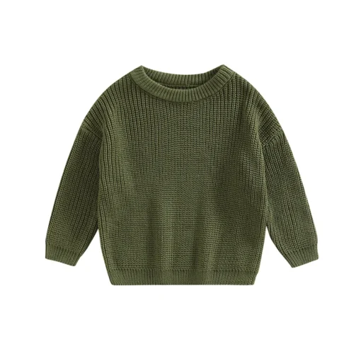 Suefunskry Newborn Baby Knitted Long Sleeve Autumn Winter Sweater - Image 17