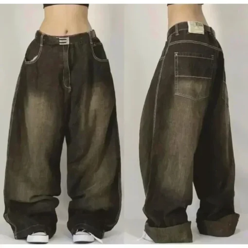 Skull Embroidered Jeans - Image 27
