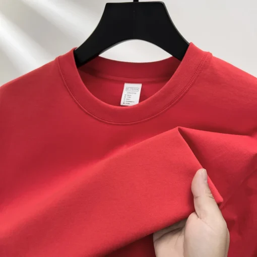 pure cotton summer high-end men's short sleeve T-shirt - Image 9
