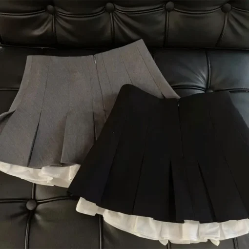 Mooyufon Ruffles Mini Skirt - Image 2