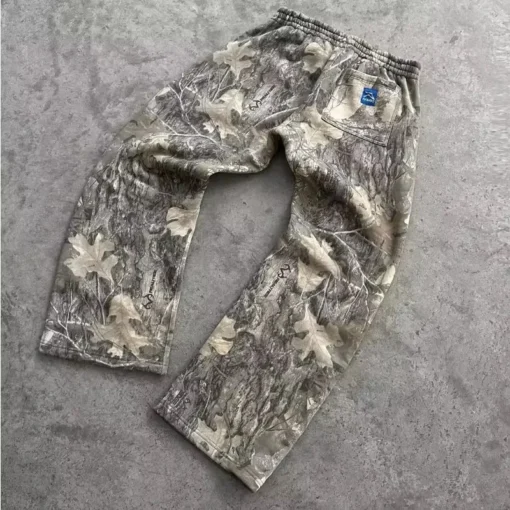 Harajuku vintage Camouflage Pattern Baggy Casual Sweatpants - Image 3