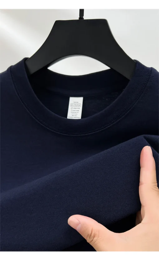 pure cotton summer high-end men's short sleeve T-shirt - Image 43