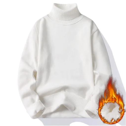 Men's Turtleneck Sweater - Image 8