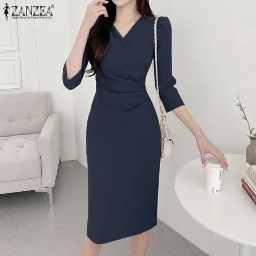 ZANZEA Elegant Summer Sundress - Image 14