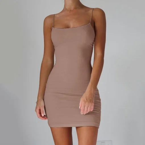 Spaghetti Strap Mini Dress - Image 22