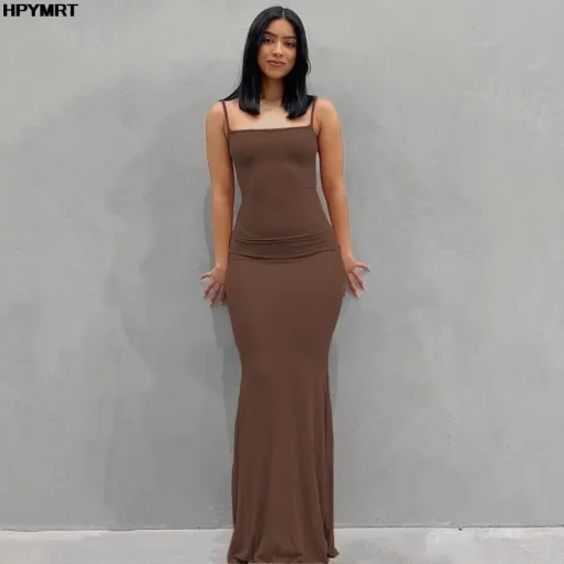 Satin Slip Maxi Dress - Image 3