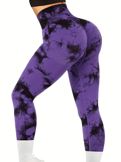 Women's Tie-Dye Yoga Pants - Image 23