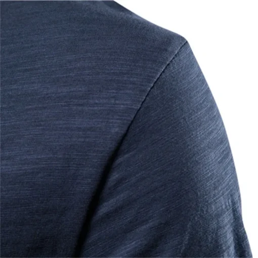 Slim Fit solid Male Short Sleeve T-Shirt - Image 15
