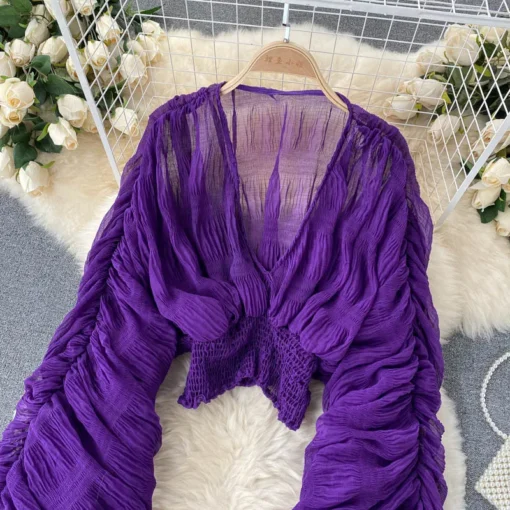 Sexy Chiffon Blouse - Image 28