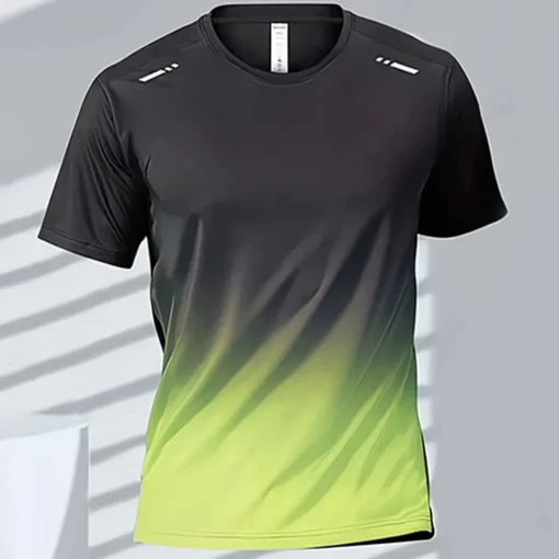 Quick-drying Gradient Short Sleeve T-Shirt - Image 15
