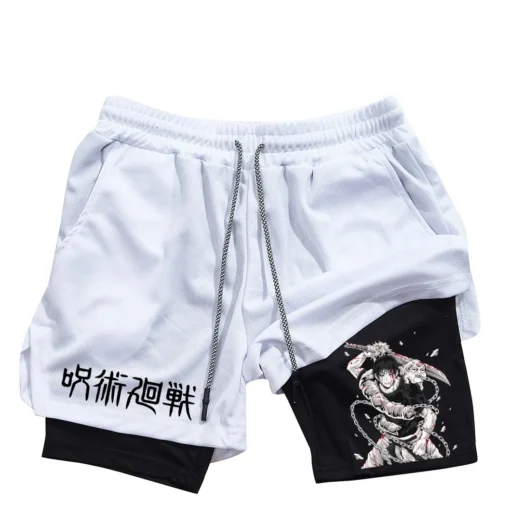 Anime Performance Shorts Toji Printed - Image 12