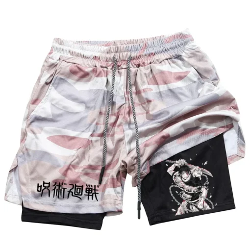 Anime Performance Shorts Toji Printed - Image 10