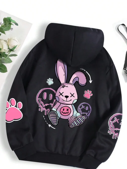Hip Hop Printed Hoodie - Image 13