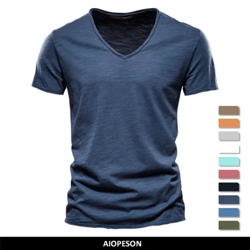 Slim Fit solid Male Short Sleeve T-Shirt