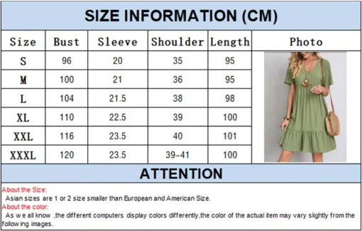 Loose V-neck Pleated Dress - Image 23
