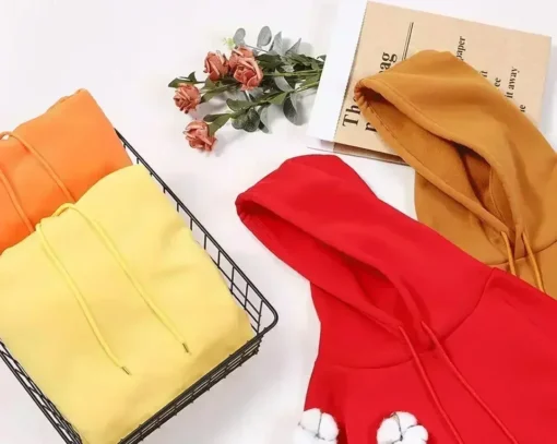 Flowers Cotton Hoodie - Image 12