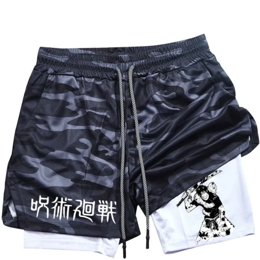 Anime Performance Shorts Toji Printed - Image 16