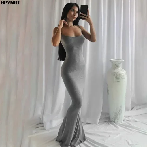 Satin Slip Maxi Dress - Image 10