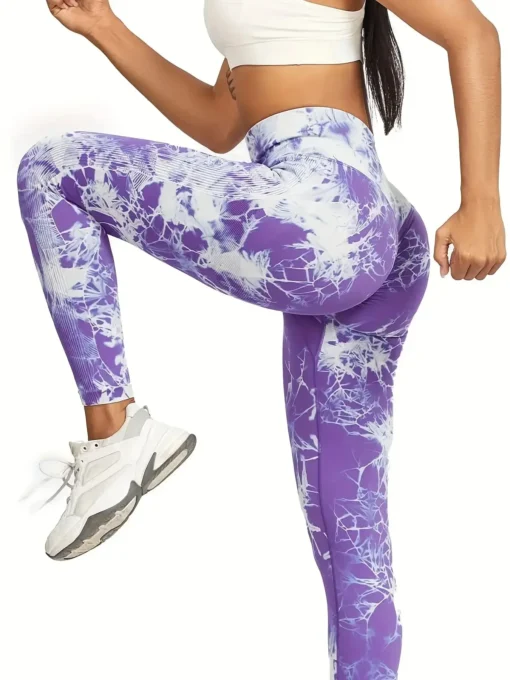 Women's Tie-Dye Yoga Pants - Image 20