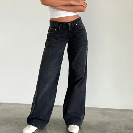 Y2K Baggy Jeans With Pockets - Image 8