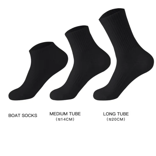 Men's Moisture Wicking Outdoor Hiking Work Cotton Socks - Image 13